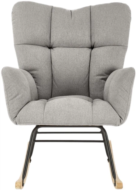 Крісло-гойдалка Halmar Vasco Сірий (5905248131026) - зображення 5