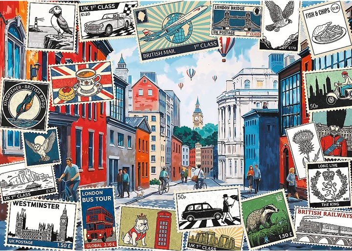 Puzzle Trefl Creative: Pozdrowienia z Londynu 500 elementów 37563 (5900511375633) - obraz 3