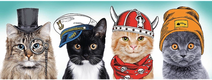 Пазл Trefl Panorama: Пухнаста команда 500 елементів 29504 (5900511295047) - зображення 3