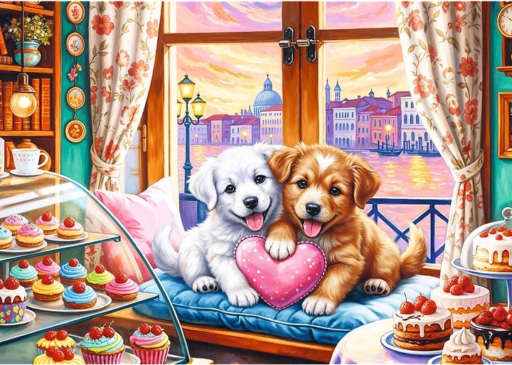 Пазл Trefl Щеняча любов 500 елементів 37554 (5900511375541) - зображення 3