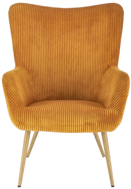 Крісло для відпочинку Halmar Amaro Гірчичне (5905248130357) - зображення 5