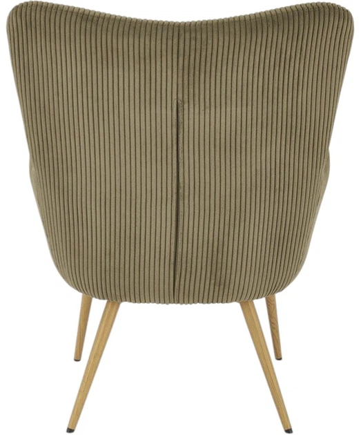 Крісло для відпочинку Halmar Amaro Оливкове (5905248130364) - зображення 6