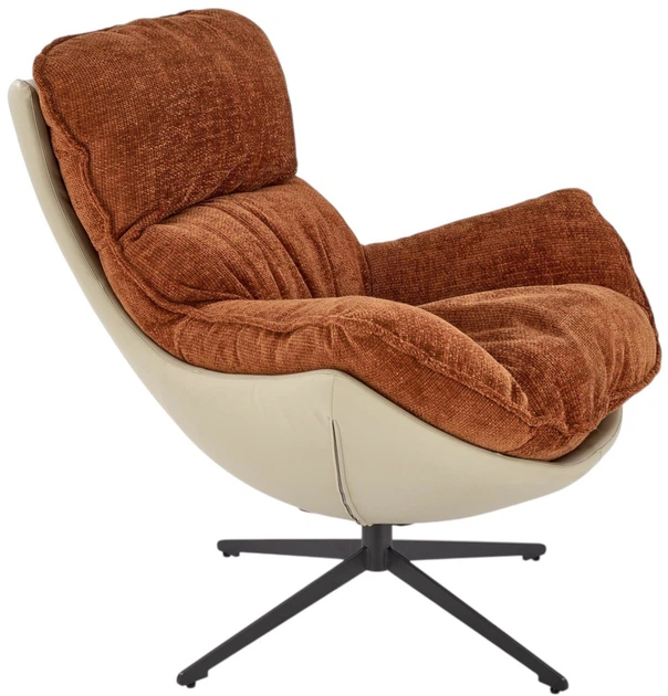 Крісло для відпочинку Halmar Lobster Коричневе (5905248130791) - зображення 2