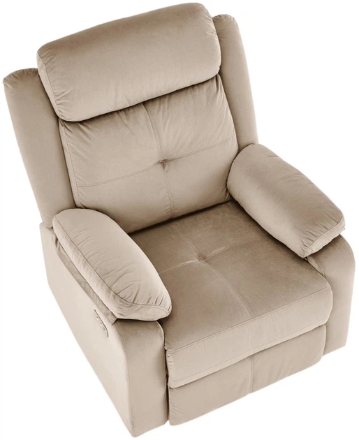 Крісло для відпочинку Halmar Loris з функцією електричного розкладання Бежеве (5905248130807) - зображення 8