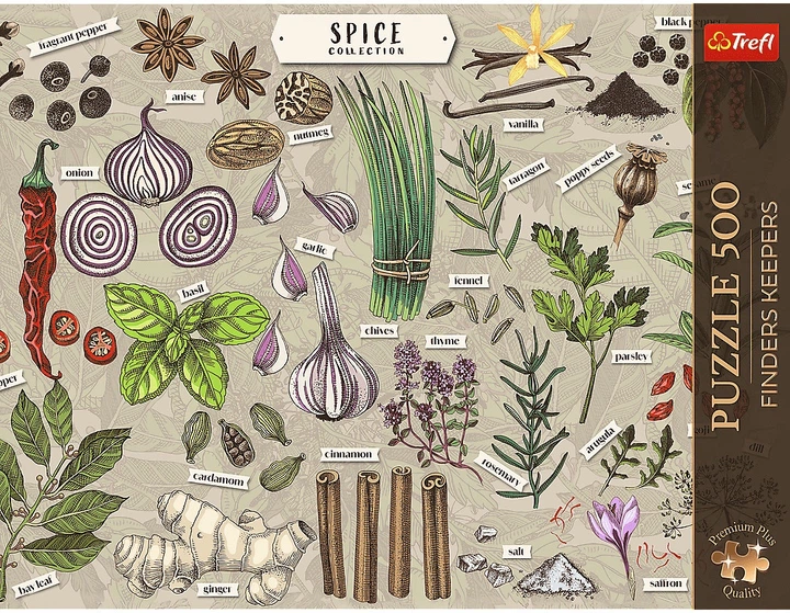 Пазл Trefl Premium Plus Finders Keepers: Приправи 500 елементів 37610 (5900511376104) - зображення 2