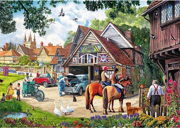 Пазл Trefl Ідилічне життя 2 x 500 елементів 37494 (5900511374940) - зображення 4