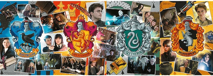 Пазл Trefl Panorama Чотири будинки Гоґвортсу 1000 елементів 29051 (5900511290516) - зображення 3