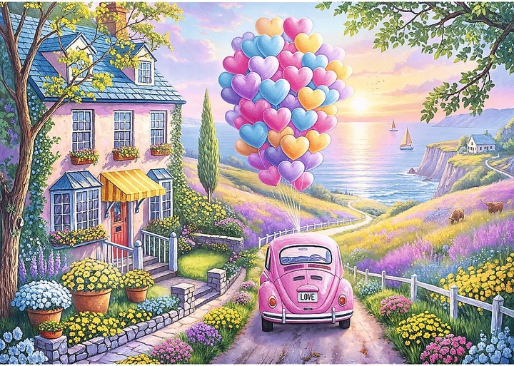 Пазл Trefl Романтична прогулянка 1000 елементів 10971 (5900511109719) - зображення 3