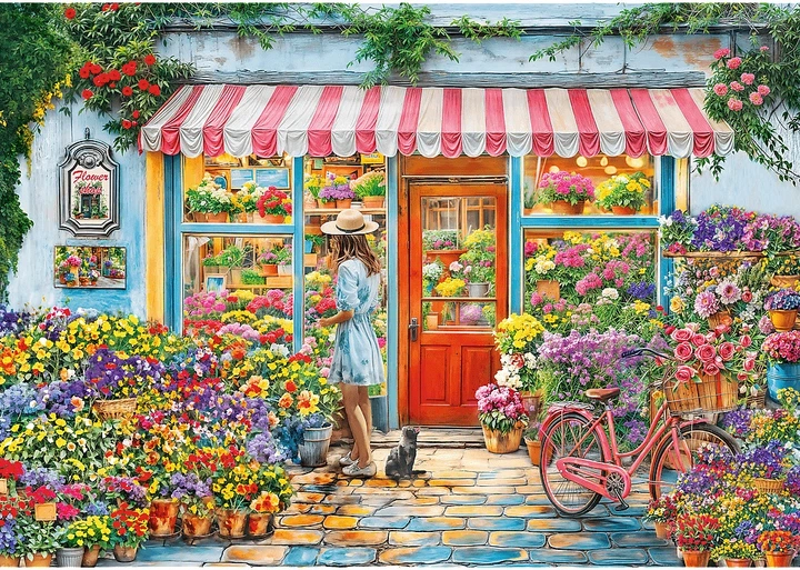 Пазл Trefl Квітковий магазин 1000 елементів 10981 (5900511109818) - зображення 3