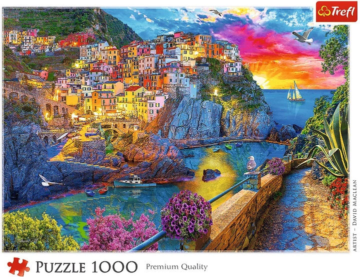 Пазл Trefl Вечірня прогулянка по Чінкве-Терре 1000 елементів 10982 (5900511109825) - зображення 2