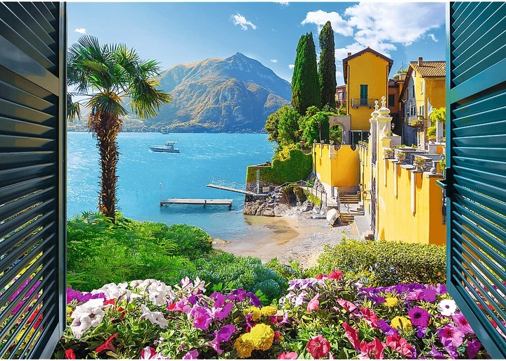 Пазл Trefl Вид на озеро Комо 1000 елементів 10951 (5900511109511) - зображення 3