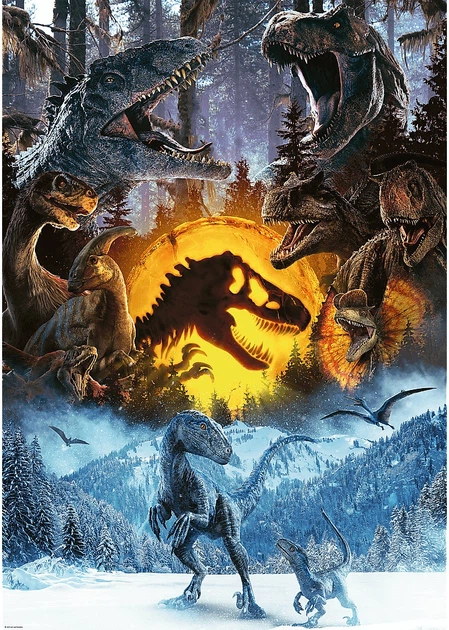Puzzle Trefl Jurassic World: W świecie Parku Jurajskiego 1000 elementów 10939 (5900511109399) - obraz 3