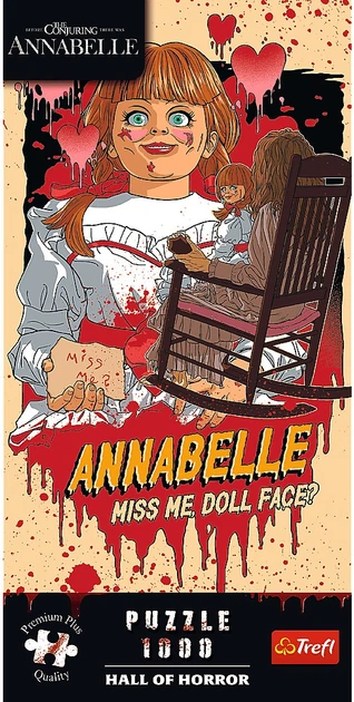 Пазл Trefl Hall of Horror: Аннабель 1000 елементів 12112 (5900511121124) - зображення 2