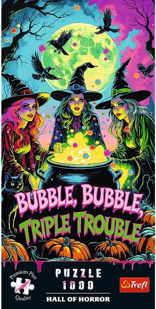 Пазл Trefl Hall of Horror: Відьми 1000 елементів 12127 (5900511121278) - зображення 2