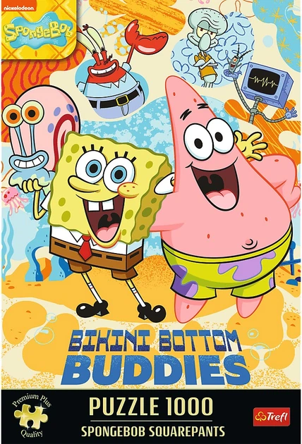 Пазл Trefl SpongeBob Kanciastoporty Viacom SpongeBob 1000 елементів 12081 (5900511120813) - зображення 2