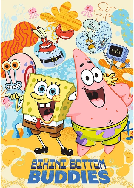 Пазл Trefl SpongeBob Kanciastoporty Viacom SpongeBob 1000 елементів 12081 (5900511120813) - зображення 3