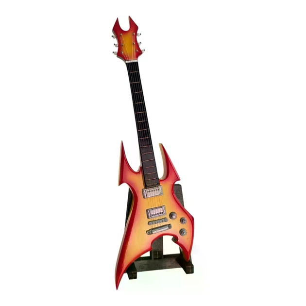 Декоративна міні-гітара "Dean Flame" 24 см 29666N - зображення 4