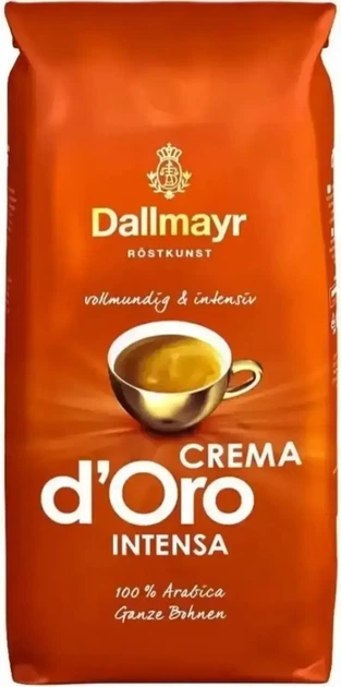 Кава Dallmayr d’Oro Crema Intensa 1кг - Фото 1 Кава Dallmayr d’Oro Crema Intensa 1кг - зображення 1