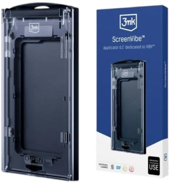 Szkło hartowane 3MK Screen Vibe do Apple iPhone 13 / 13 Pro / 14 6.1" z zestawem montażowym 5 szt (5903108520935) - obraz 8