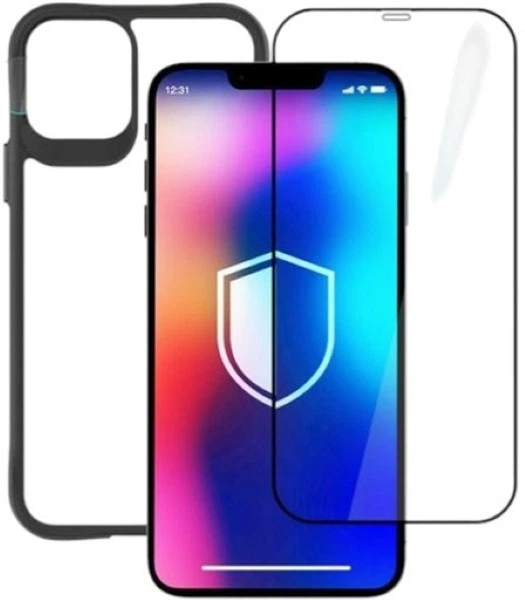 Zestaw etui plecki + szkło ochronne 3MK Comfort Set do Apple iPhone 12 Pro Clear (5903108528146) - obraz 4