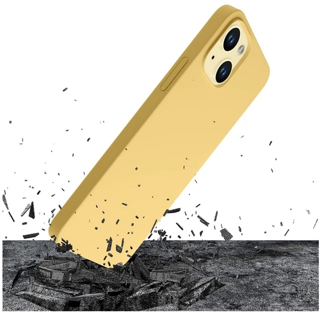 Панель 3MK Hardy Case z MagSafe для Apple iPhone 15 Plus Жовтий (5903108527323) - зображення 2