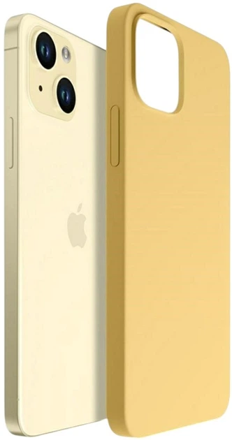 Панель 3MK Hardy Case z MagSafe для Apple iPhone 15 Plus Жовтий (5903108527323) - зображення 7