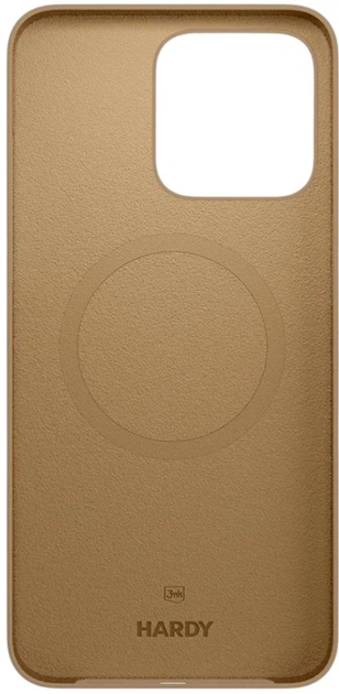 Etui plecki 3MK Hardy Case z MagSafe do Apple iPhone 15 Pro Dark gold (5903108527361) - obraz 4