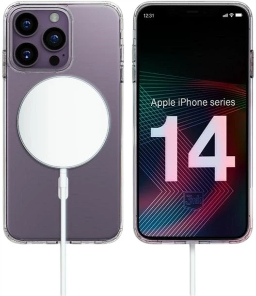 Панель 3MK MagCase z Magsafe для Apple iPhone 14 Pro Max Прозорий (5903108476874) - зображення 2