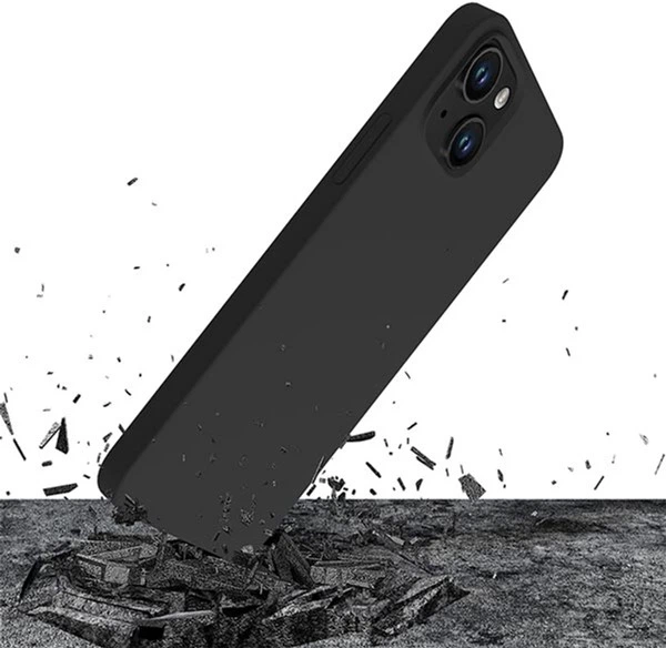 Панель 3MK Silicone Case для Apple iPhone 13 Чорний (5903108499057) - зображення 2