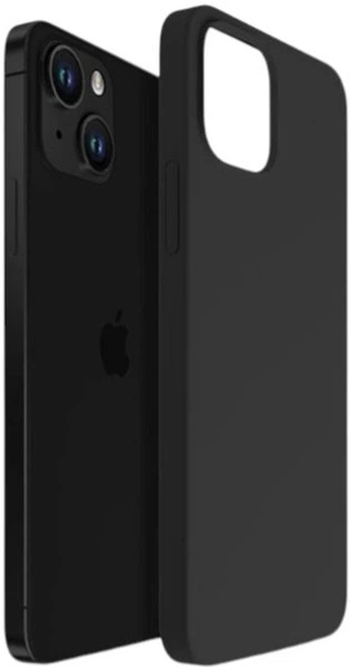 Панель 3MK Silicone Case для Apple iPhone 13 Чорний (5903108499057) - зображення 6