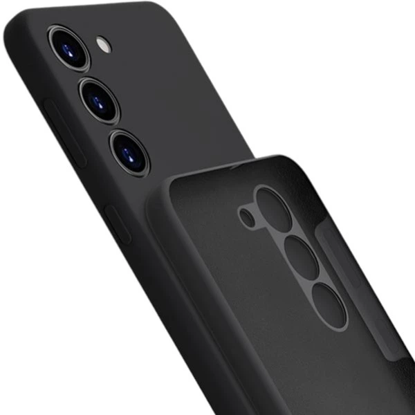 Панель 3MK Silicone Case для Samsung Galaxy S23 5G Чорний (5903108499262) - зображення 3