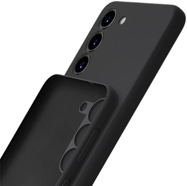 Панель 3MK Silicone Case для Samsung Galaxy S23 5G Чорний (5903108499262) - зображення 4