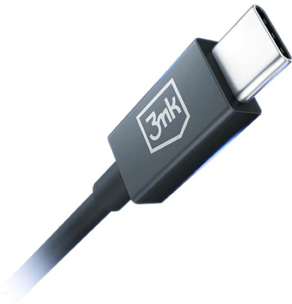 Kabel 3MK Hyper Thunderbolt Cable USB Type-C - USB Type-C 1 m czarny (5903108515139) - obraz 4