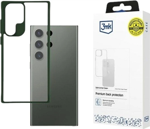 Панель 3MK Satin Armor Case+ для Samsung Galaxy S24 Ultra Green (5903108592765) - зображення 1