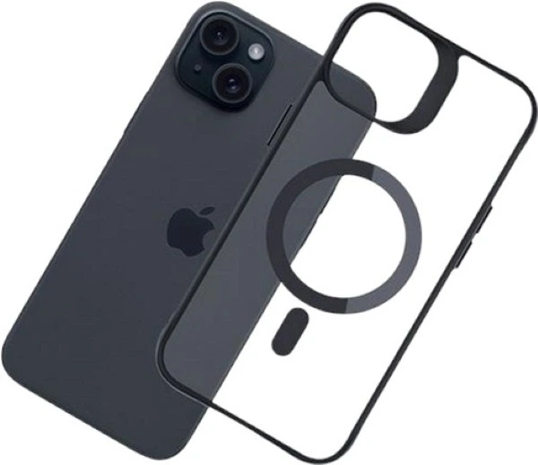 Etui 3MK Satin Armor MagCase do Apple iPhone 15 Plus Black + Transparent (5903108563826) - obraz 8