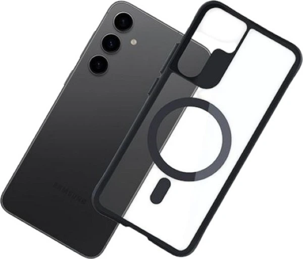 Etui 3MK Satin Armor MagCase do Samsung Galaxy S24 Black + Transparent (5903108563895) - obraz 8