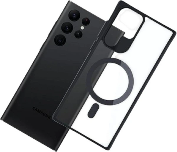 Панель 3MK Satin Armor MagCase для Samsung Galaxy S24 Ultra Black + Transparent (5903108563901) - зображення 8