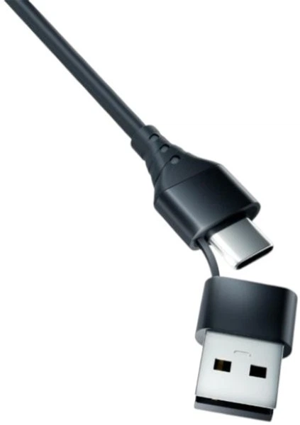 Kabel 3MK Hyper 3 w 1 Type-C USB-A to Type-C micro-USB Lightning 1.5 m Black (5903108541244) - obraz 5