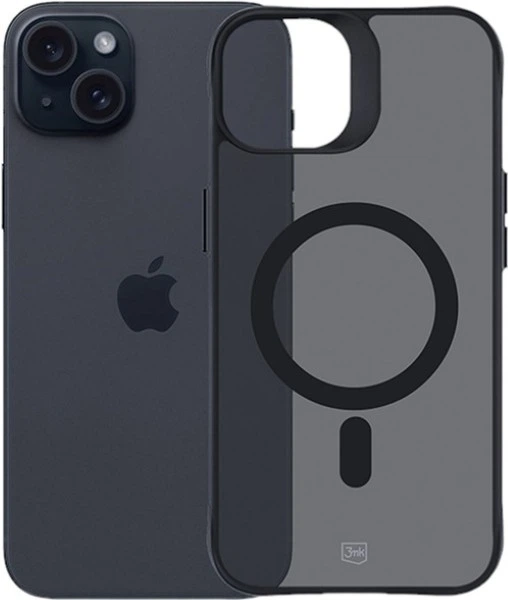 Etui plecki 3MK Smoke Mag do Apple iPhone 15 Black (5903108563499) - obraz 8