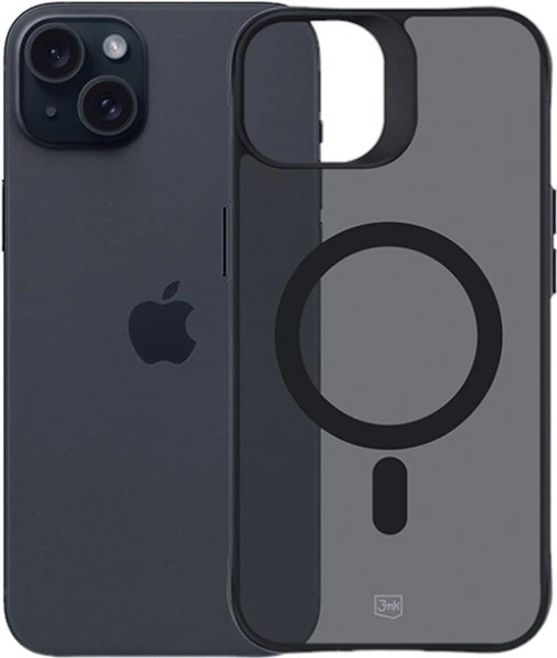 Etui plecki 3MK Smoke Mag do Apple iPhone 15 Plus Black (5903108563611) - obraz 8