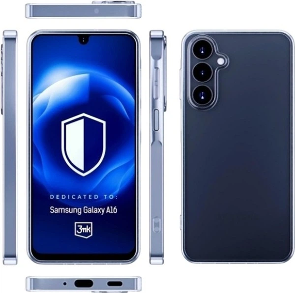 Etui plecki 3MK Clear Case na Samsung Galaxy A16 Transparent (5903108601719) - obraz 3