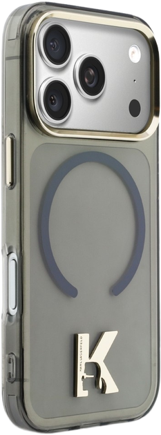 Etui Karl Lagerfeld IML K Head Logo MagSafe do Apple iPhone 17 Pro Max Black (3666339598228) - obraz 4