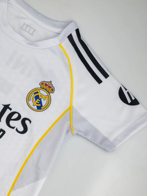 Футбольная форма Real Madrid Mbappe (Мбапе) 10 сезон 2026 с гетрами (размер 34-38) размер 18 рост 110-120 см белая - изображение 4