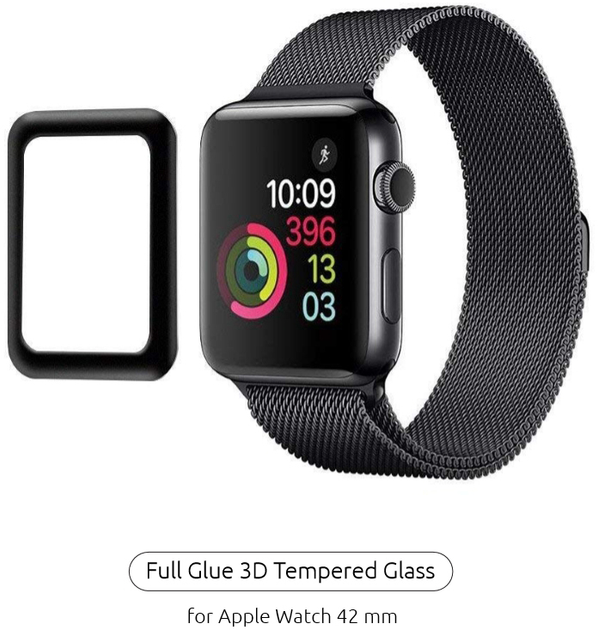 Защитное стекло ArmorStandart для Apple Watch Series 1/2/3 42 mm Black ...