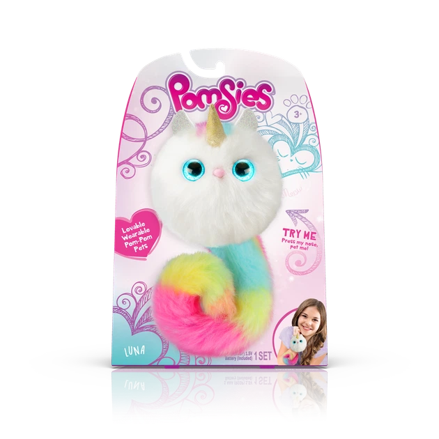 Інтерактивна іграшка Pomsies Luna Plush Interactive Toys Луна - зображення 3