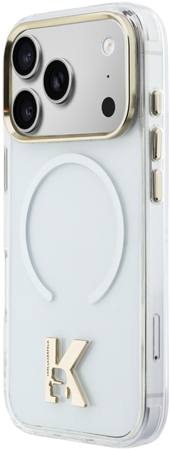 Etui Karl Lagerfeld IML K Head Logo MagSafe do Apple iPhone 17 Pro Max Transparent (3666339598389) - obraz 2