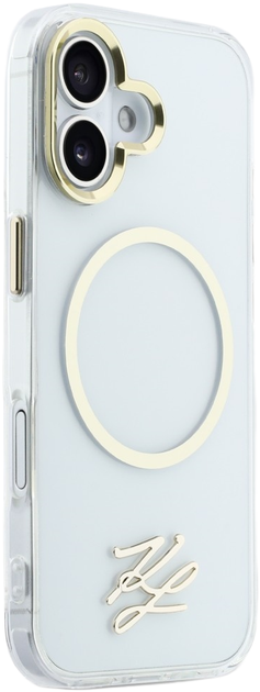 Панель Karl Lagerfeld IML KL Script Logo MagSafe для Apple iPhone 17 Transparent (3666339601553) - зображення 4