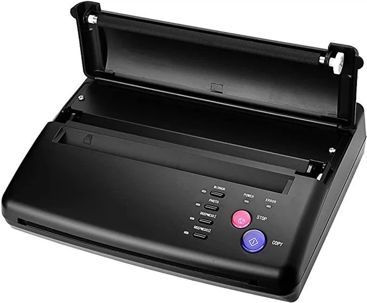 Термотрансферный принтер для тату Sacnahe Slim Black 116F | A4/A6, быстрый перенос эскизов без чернил - изображение 2