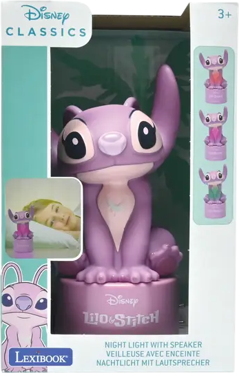 Нічник Lexibook Disney Stitch Angel з динаміком NS01D1 (3380743108094) - зображення 2