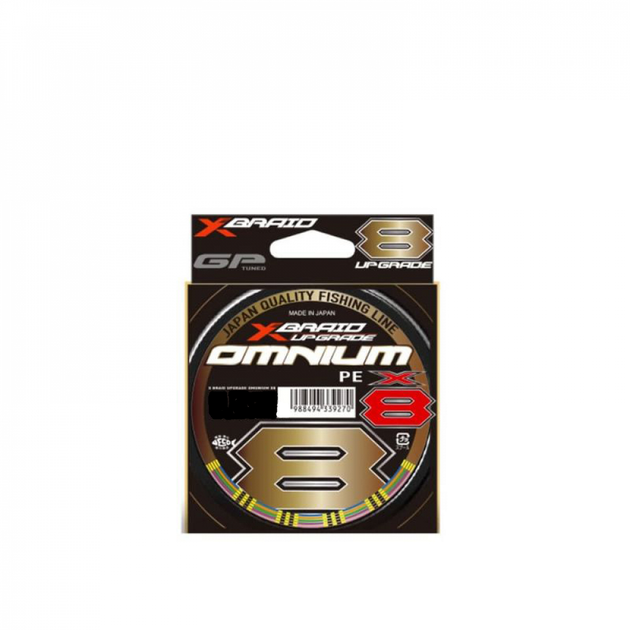 Шнур плетен YGK X-Braid Upgrade Omnium X8 150m #0.6 (14lb/6.4kg) FS0649062 - Фото 1 Шнур плетен YGK X-Braid Upgrade Omnium X8 150m #0.6 (14lb/6.4kg) FS0649062 - зображення 1